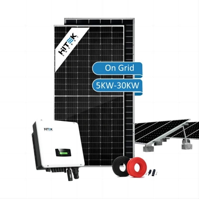 High Quality Three Phase 10kw 20kw 30kw Solar System Grid Tied 30kw Home Power Solar System 30000w