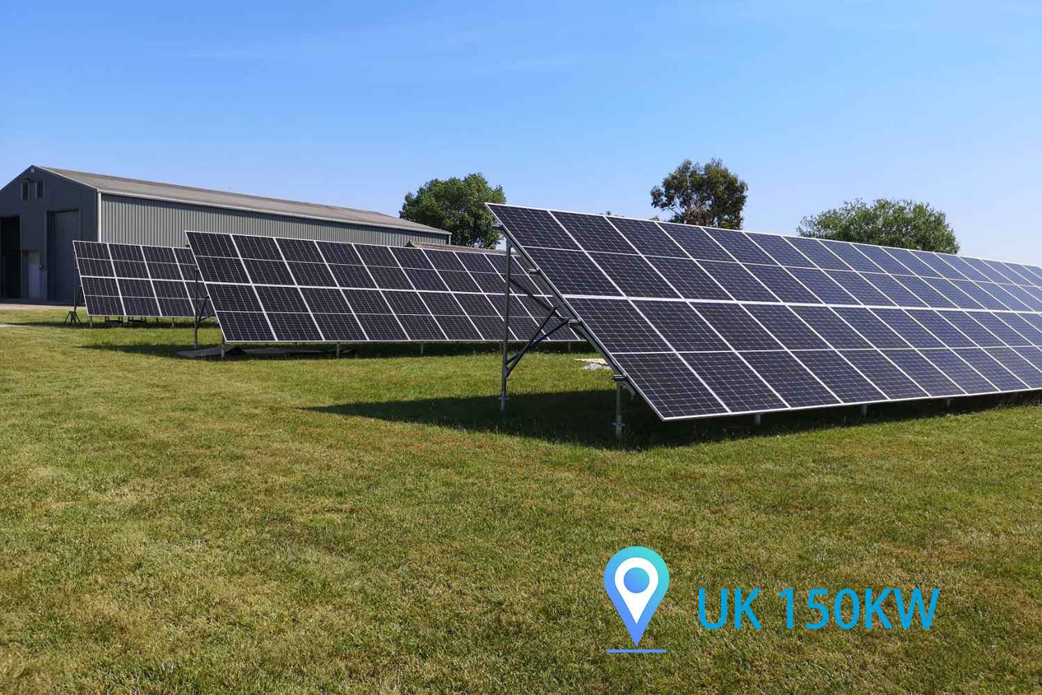 UK 150KW HYBRID SOLAR SYSTEM