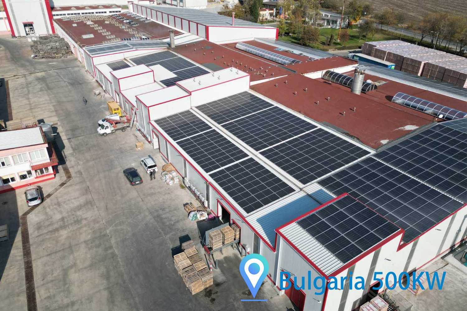 Bulgaria 500KW On Grid  Solar System