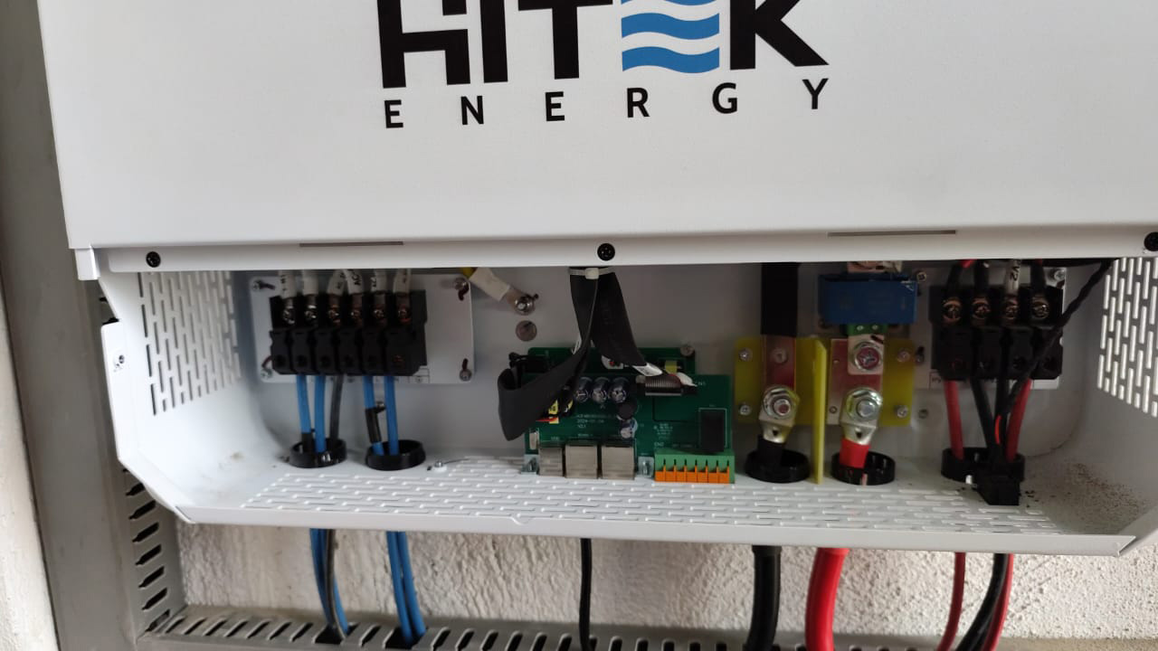 Філіппіни 10.80KW 15.36KWH від мережі сонячної енергетичної системи-2