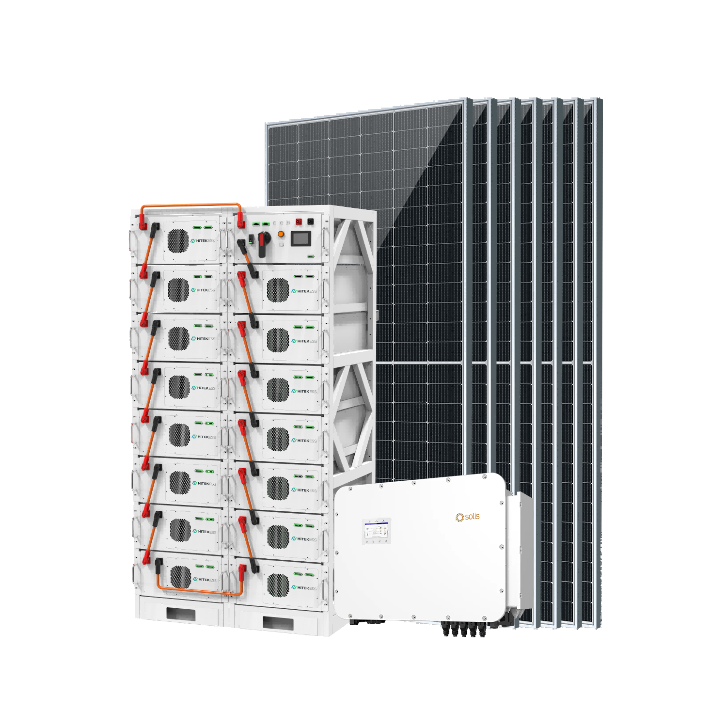 125KW 241KWH Hybrid Solar System