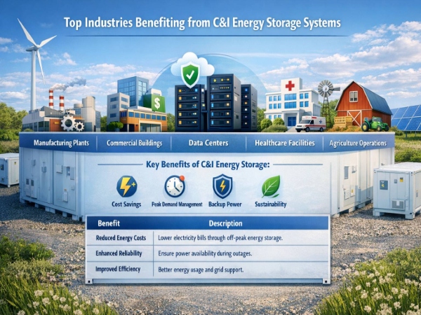 Top Industries That Benefit Most from C&I Energy Storage Systems