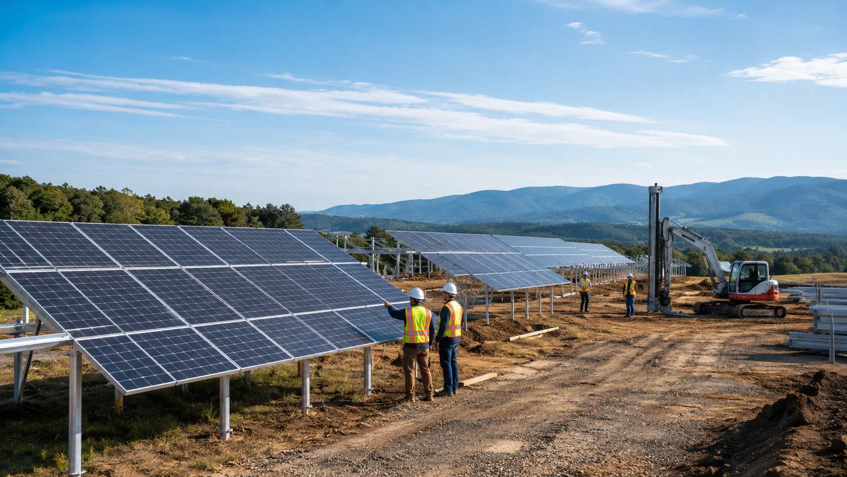 Ground Mount Solar Installation for Reliable Power