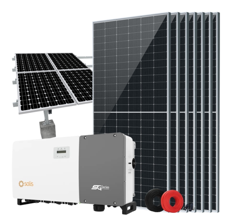 Sistema solar atado a la red HITEK 2MW 3MW con inversores de cadena