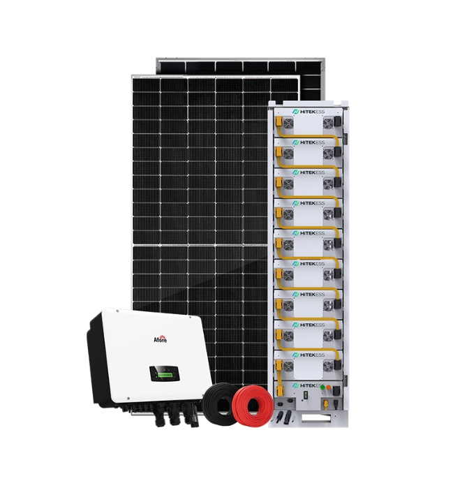 Sistema de energía solar híbrida residencial 15kW 20kW 30kW