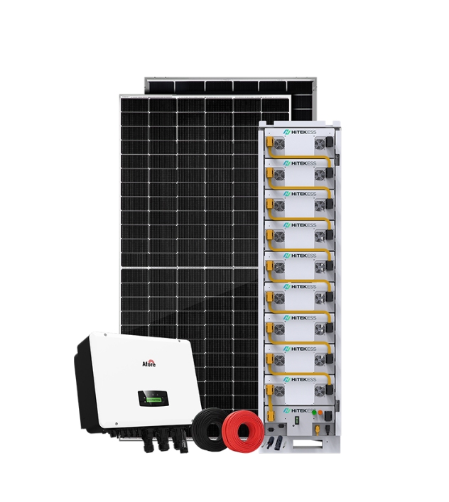 Sistema de energía solar híbrida residencial 15kW 20kW 30kW