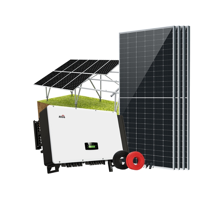 Sistema solar HITEK 1MW en red con inversores de cadena