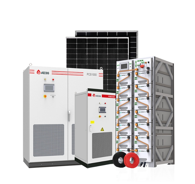 Sistema Solar Híbrido HITEKESS 1MW con Batería LFP de 2.15MWH