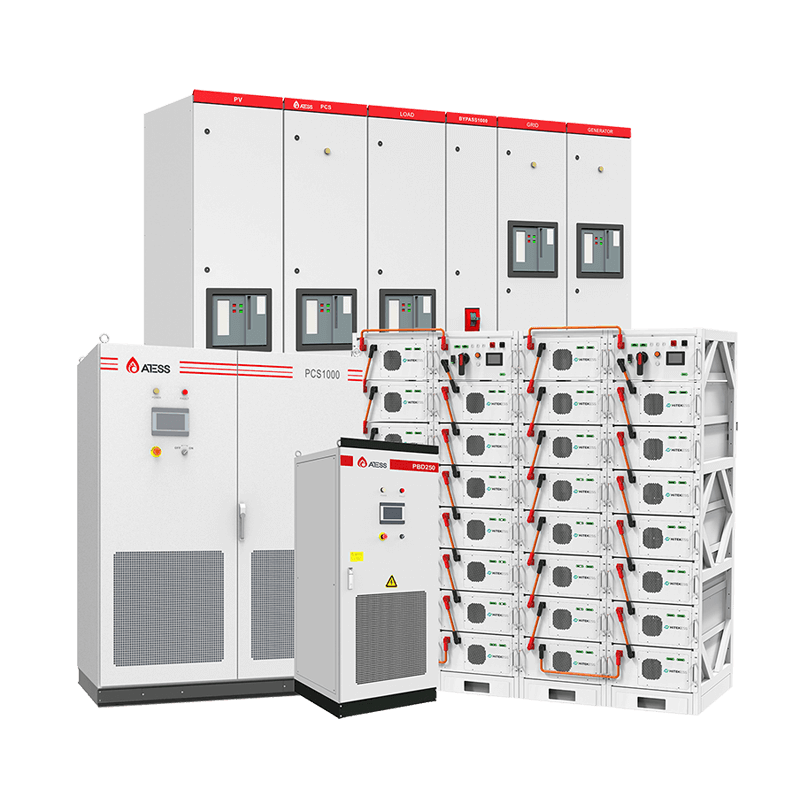 2MW Hybrid-Solarsystem mit 4.085MWH LFP-Batterie